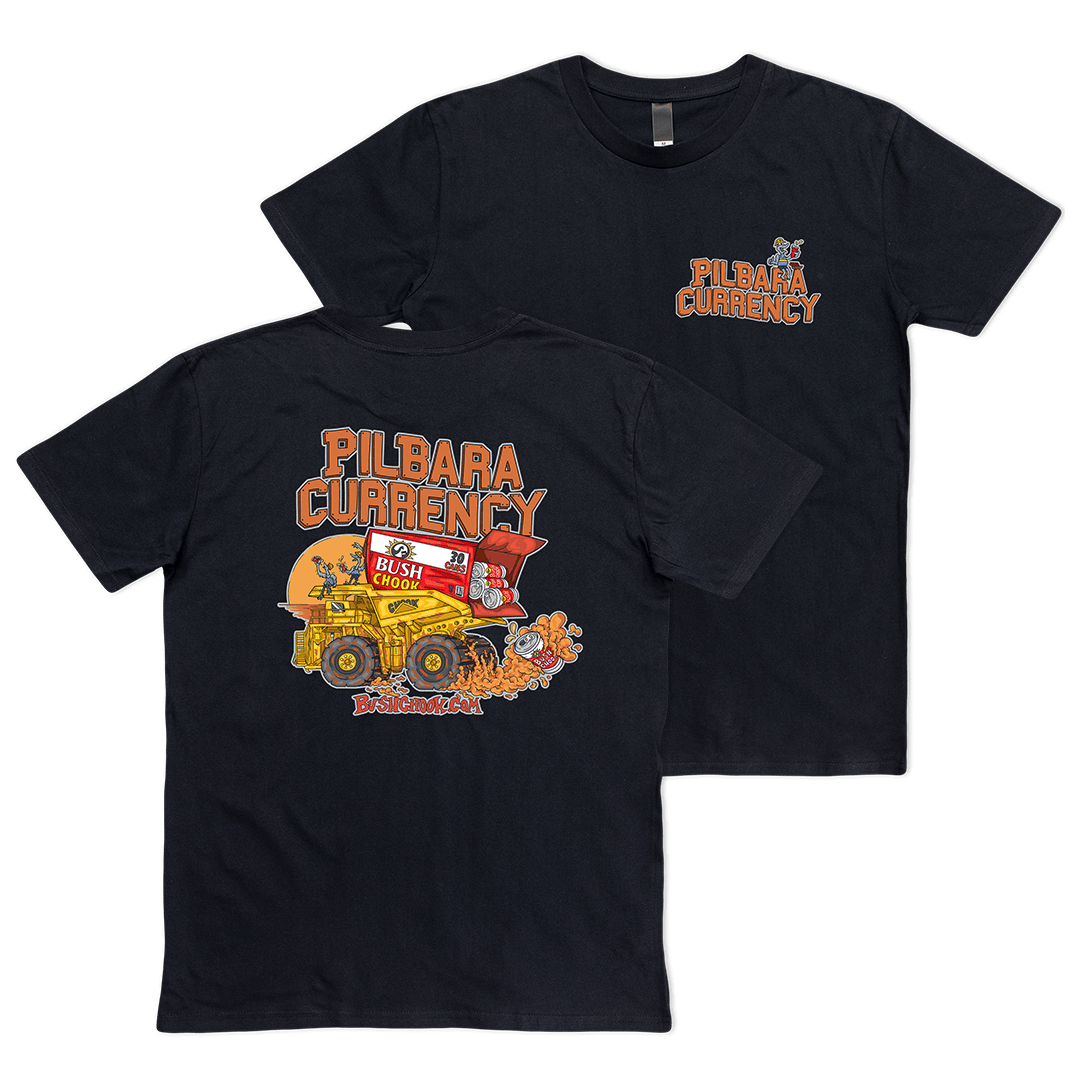 Pilbara Currency Tee Black
