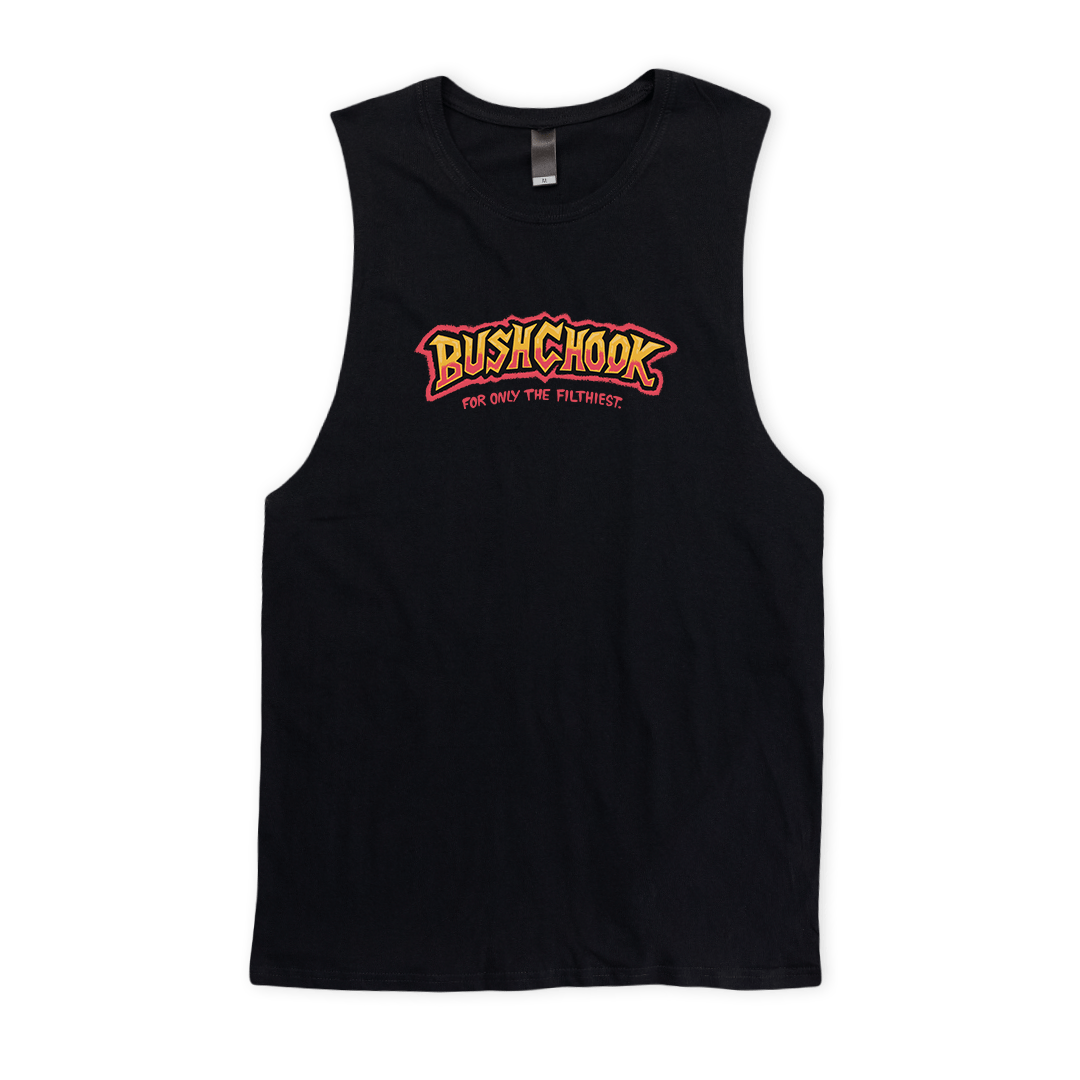Tag Muscle Tee Black
