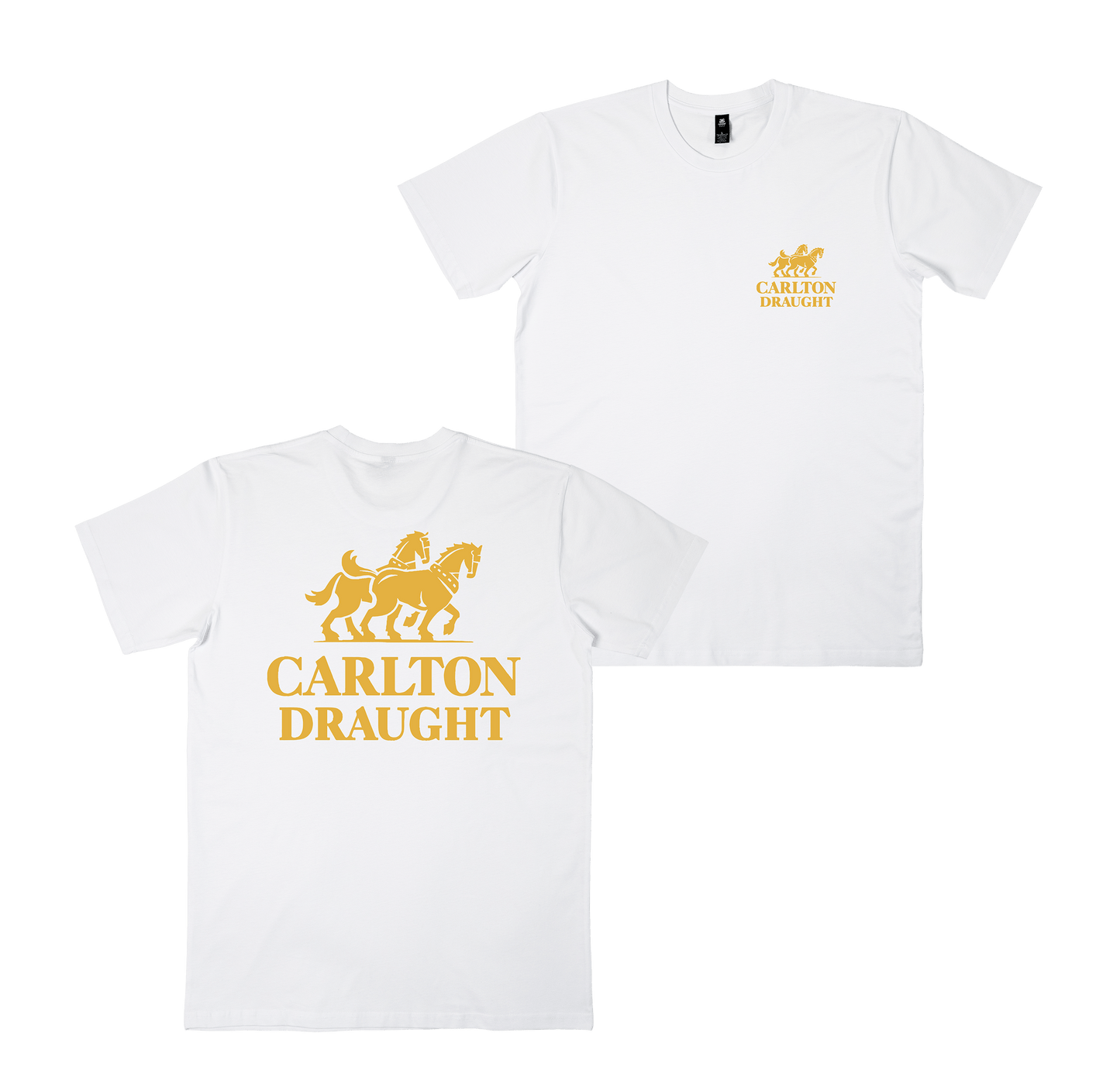 Carlton Draught Current Tee White