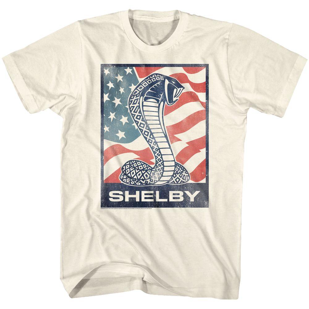 CARROLL SHELBY - FLAG SNAKE BIG AND TALL T-SHIRT