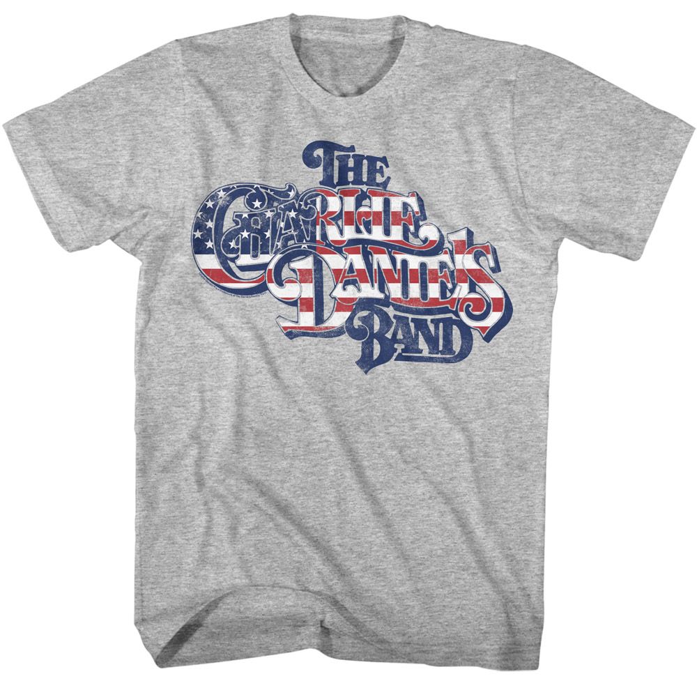 Charlie Daniels Band - CDB Flag Logo Boyfriend Tee
