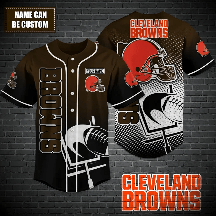 Cleveland Browns Personalized Baseball Jersey Fan Gifts - lylyprint.com