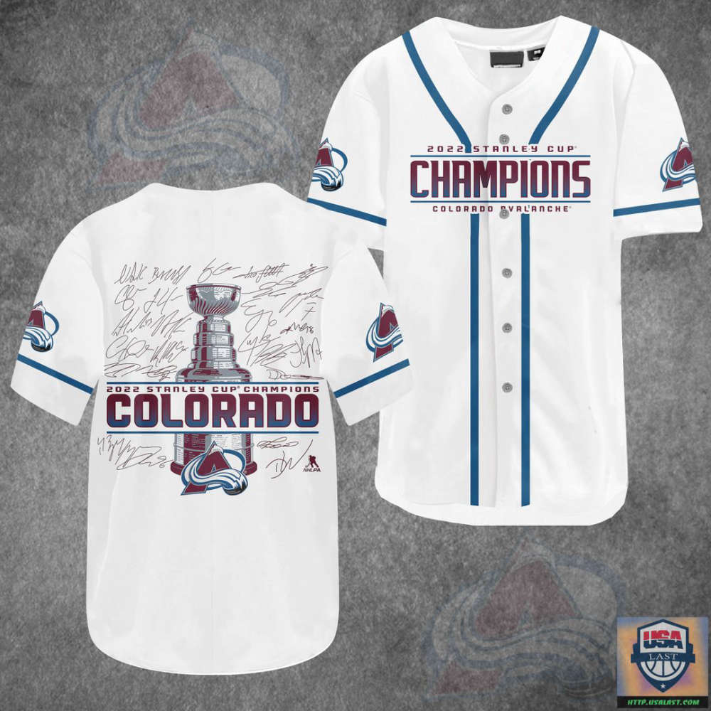 Colorado Avalanche Baseball Jersey For Fans BJ0046 - lylyprint.com