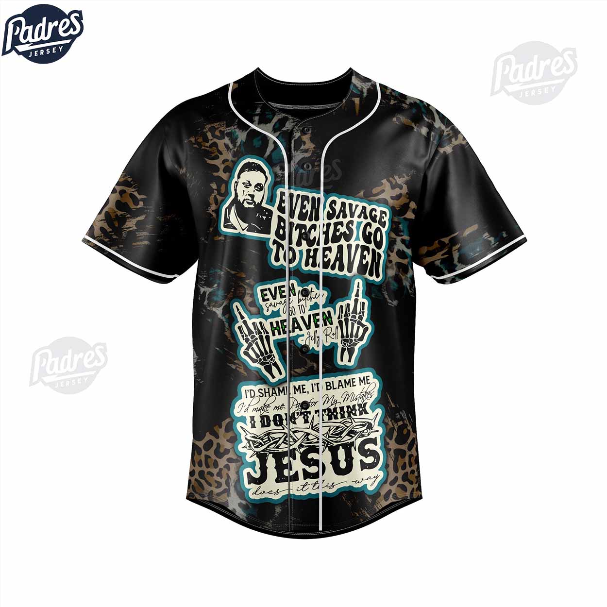 Jelly Roll Whitsitt Chapel Custom Baseball Jersey Style - Padres Jersey Oasis: Elevate Your Baseball Style Game