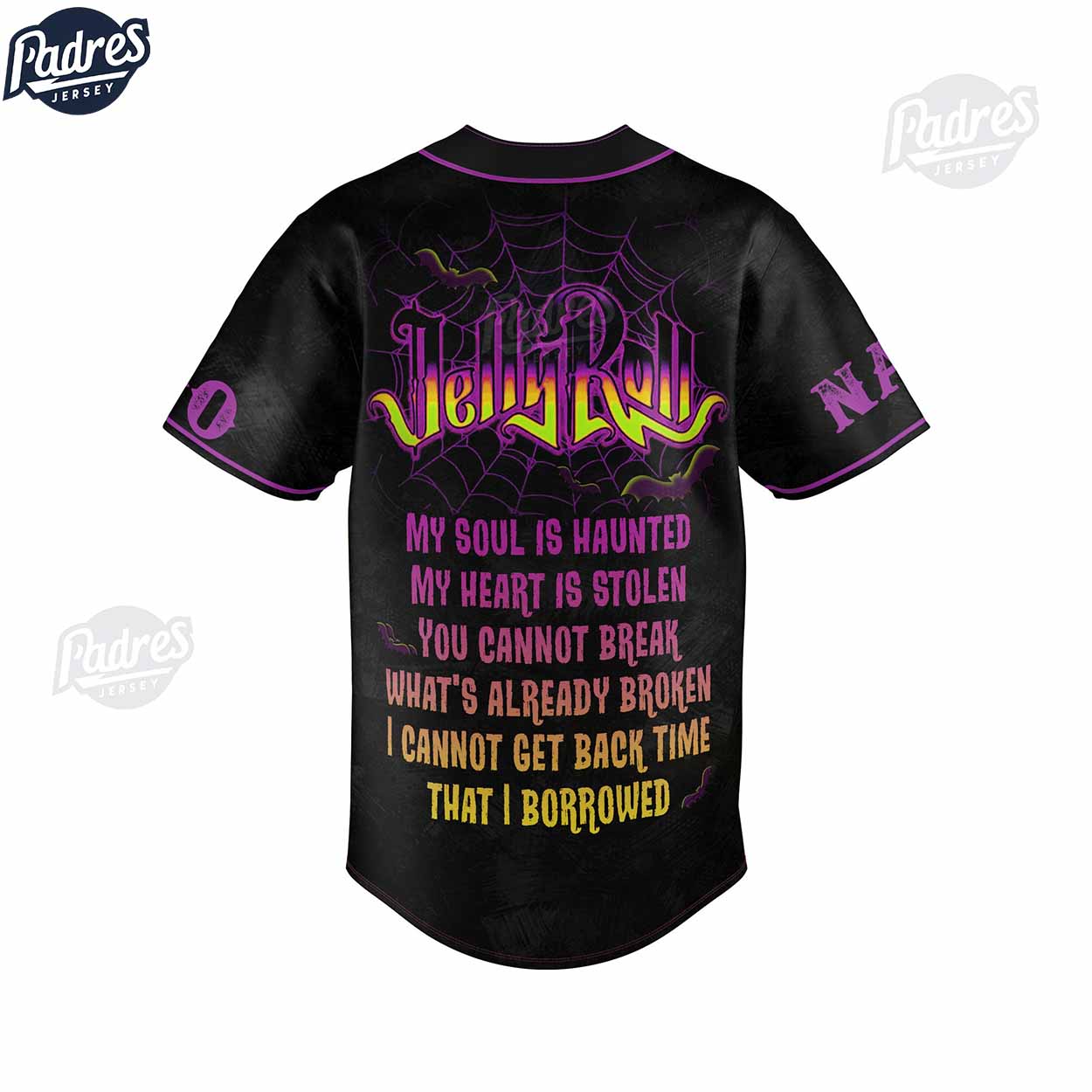 Jelly Roll Empty House Custom Baseball Jersey Style - Padres Jersey Oasis: Elevate Your Baseball Style Game