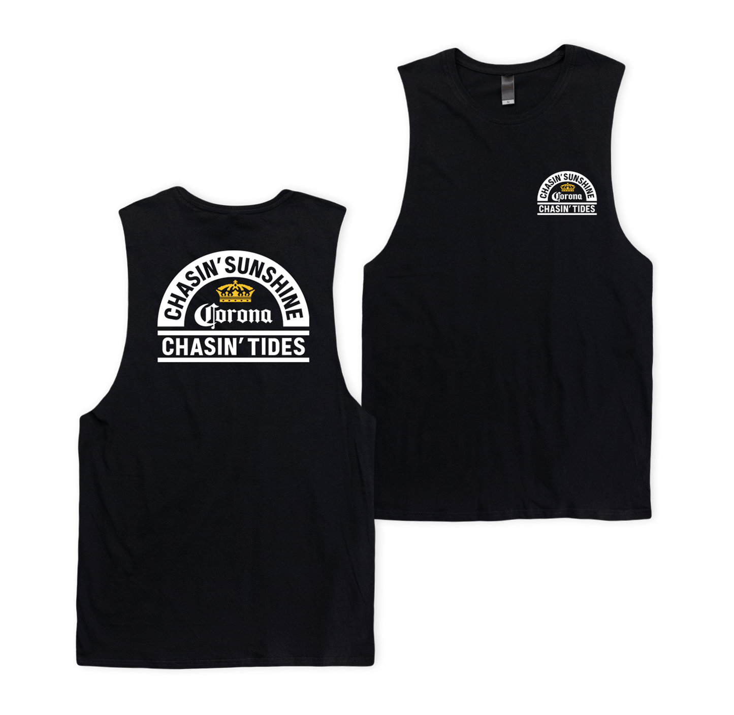 Chasin' Tides Muscle Tee Black