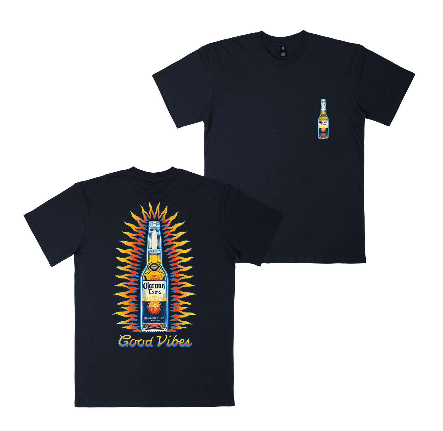 Good Vibes Tee Navy