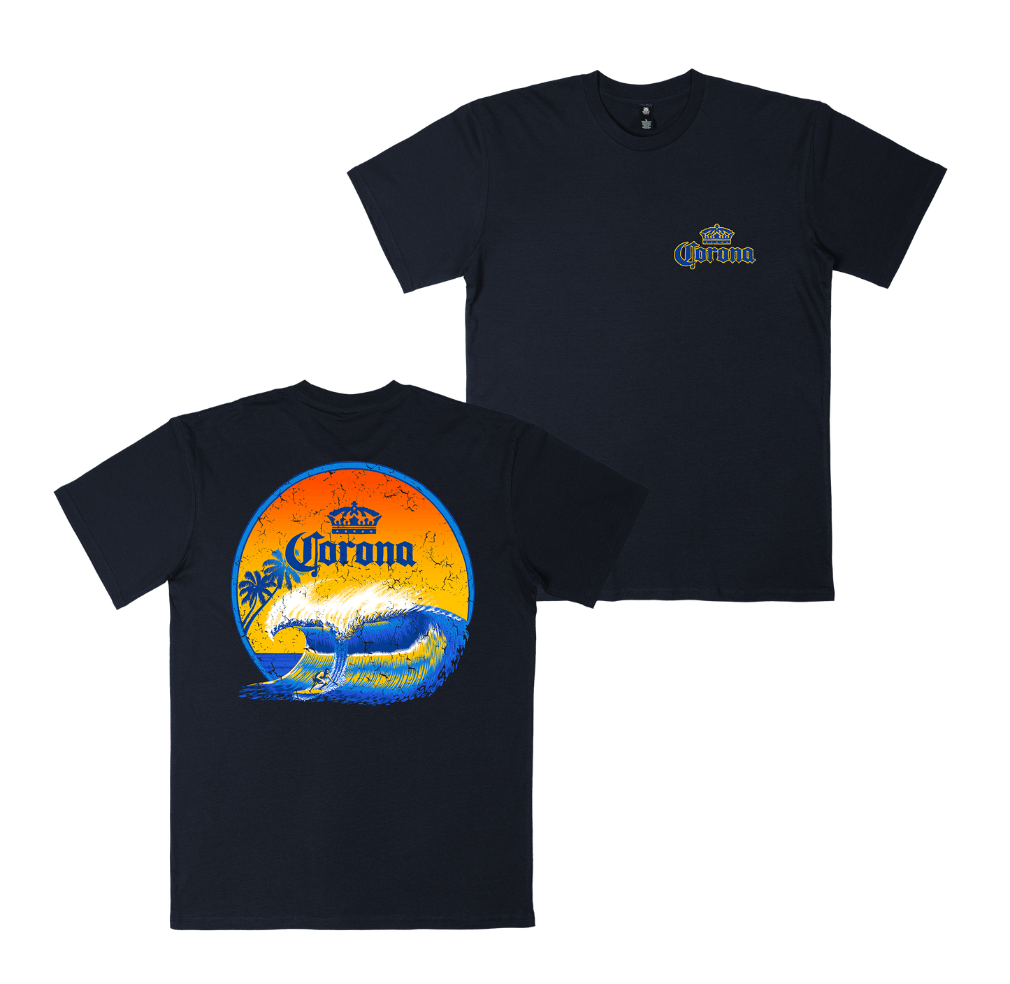 Sunset Sesh Tee Navy