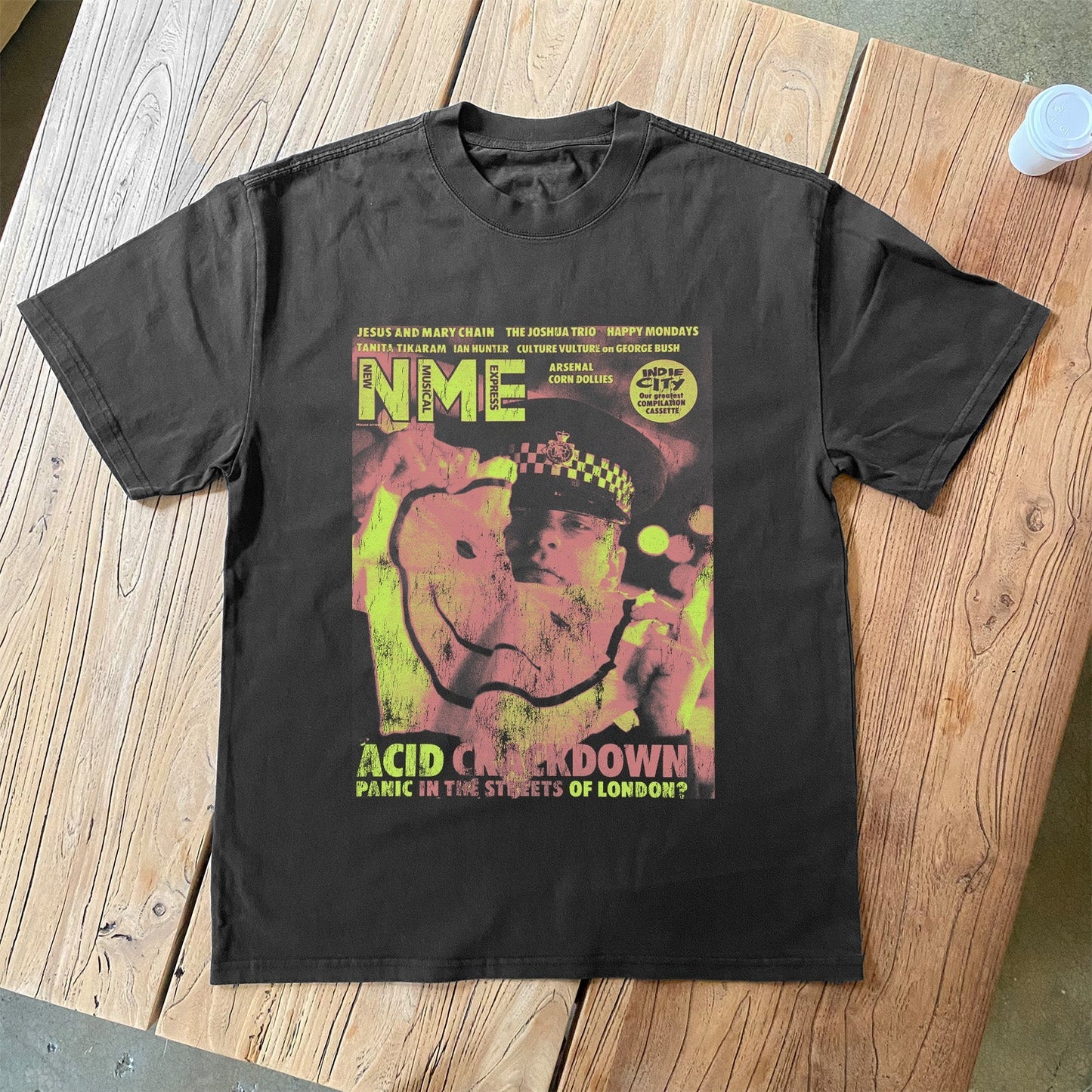 CRACKDOWN HEAVYWEIGHT BLACK TSHIRT