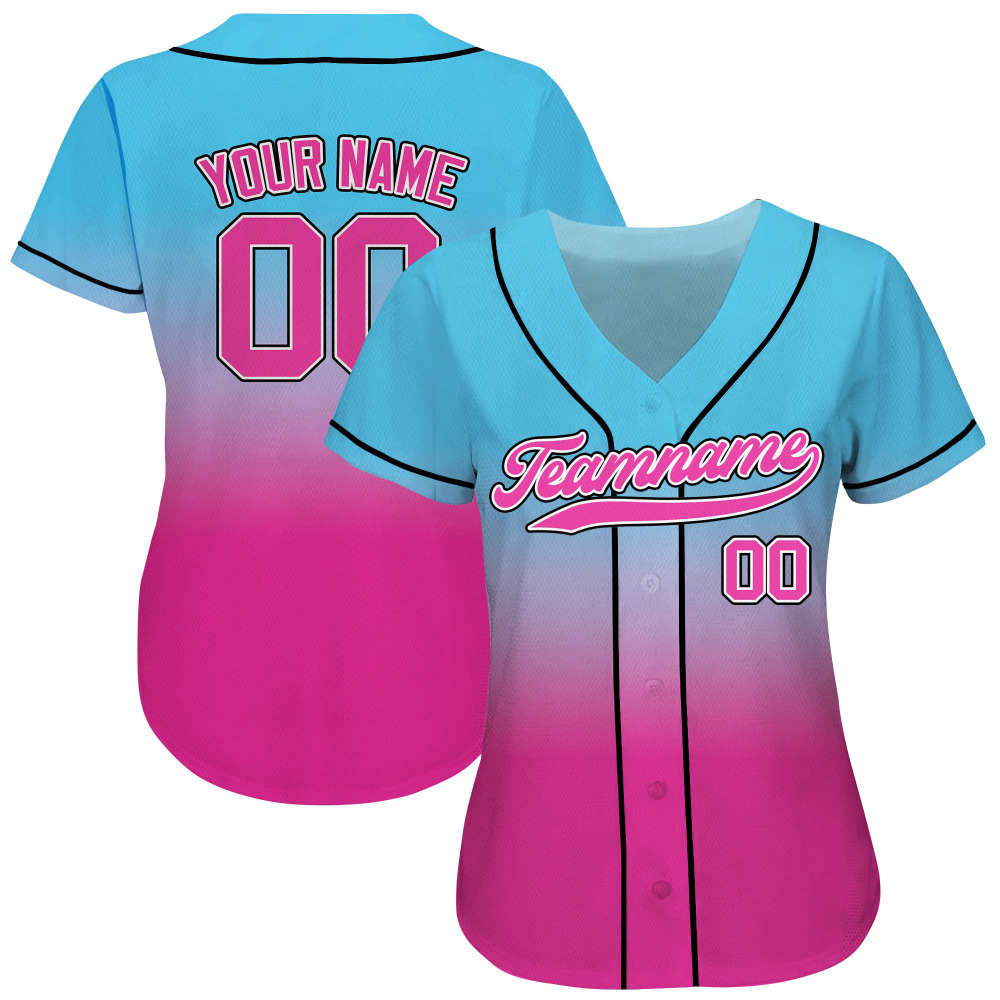 Custom Baseball Jersey with Teamname Name Number, Gifts for Baseball Fans - lylyprint.com