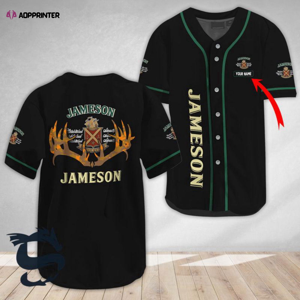 Custom Buck Horn Jameson Baseball Jersey - Personalized Sports Apparel - Aopprinter