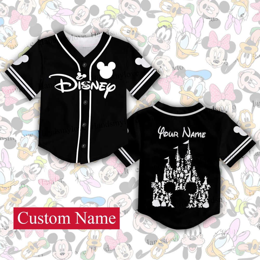 Custom Ddisneyland Baseball Jersey Ddisney Vacation Matching Shirt Personalized Ddisney Baseball Game Day Outfit For Baseball Fan Player - Aopprinter