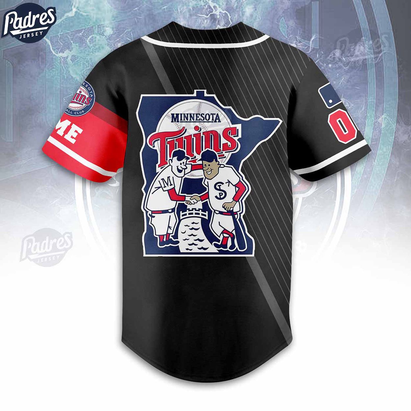 Show Your Team Spirit with Custom Minnesota Twins Black Baseball Jersey - MLB Fan Gear - Gift for Men Women - lylyprint.com