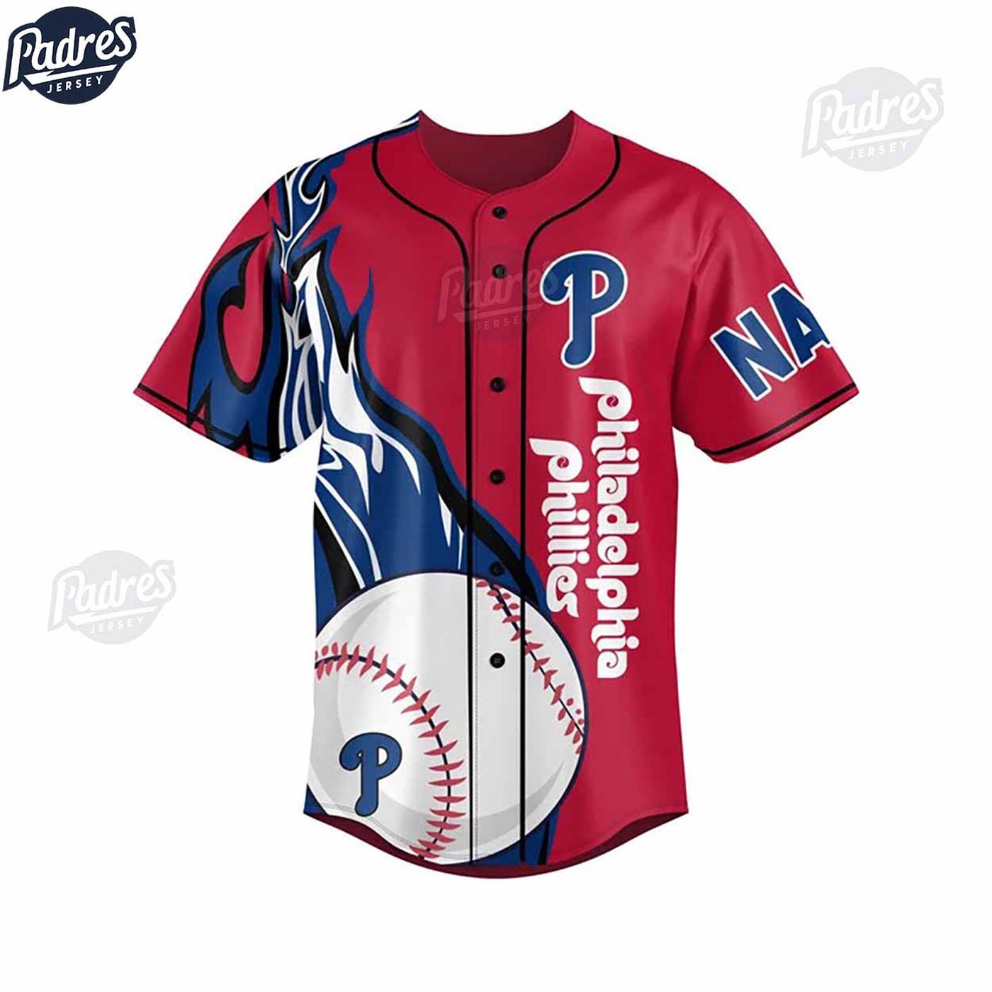 Official Custom Philadelphia Phillies 2024 Red Baseball Jersey - Show Your Support! - Gift for Men Women - lylyprint.com