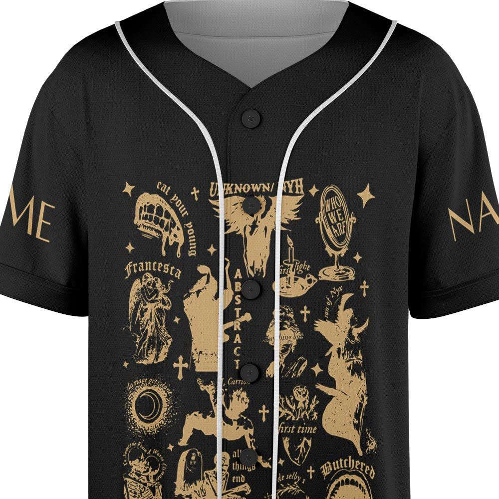 Custom Name Hozier Unreal Unearth Baseball Jersey - lylyprint.com