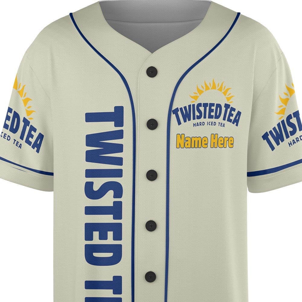 Custom Name Twisted Tea Unisex Baseball Jersey - lylyprint.com