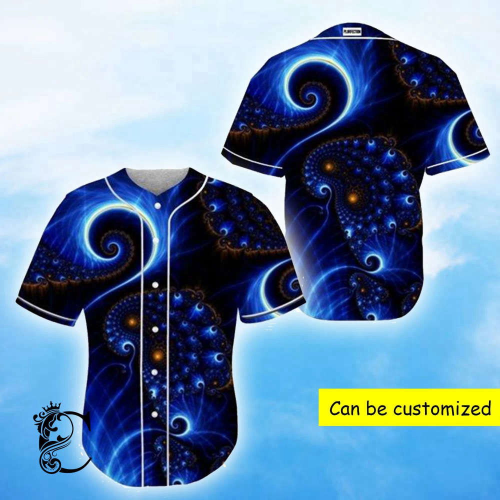 Custom Psychedelic Trip Rave EDM Baseball Jersey: Express Your Unique Style - Aopprinter