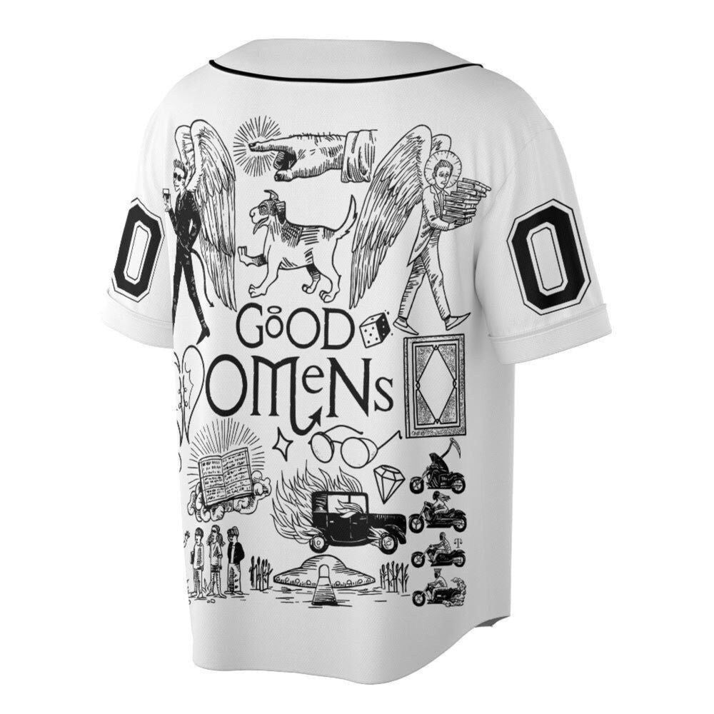 Customized Bad Omens Baseball Jersey For Men Women, Bad Omens Album Lyrics Art Tattoo Jersey - lylyprint.com