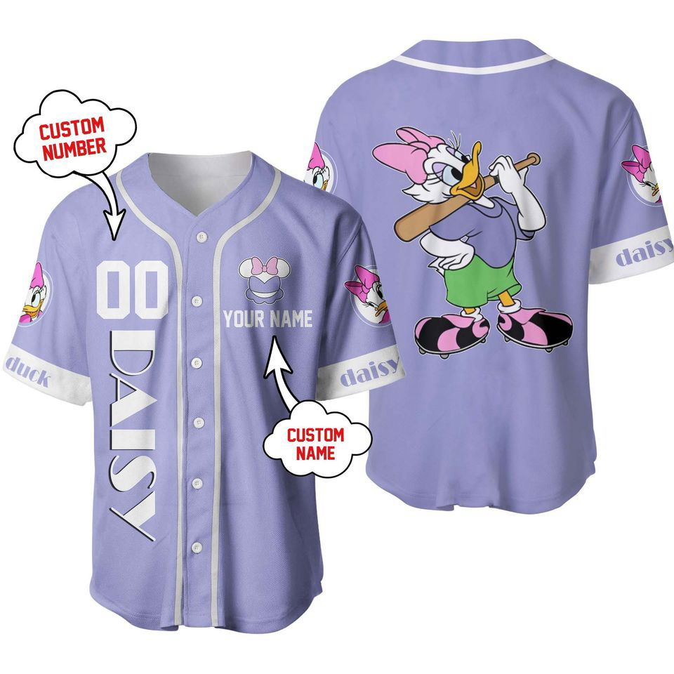 Daisy Duck Baseball Jersey - lylyprint.com