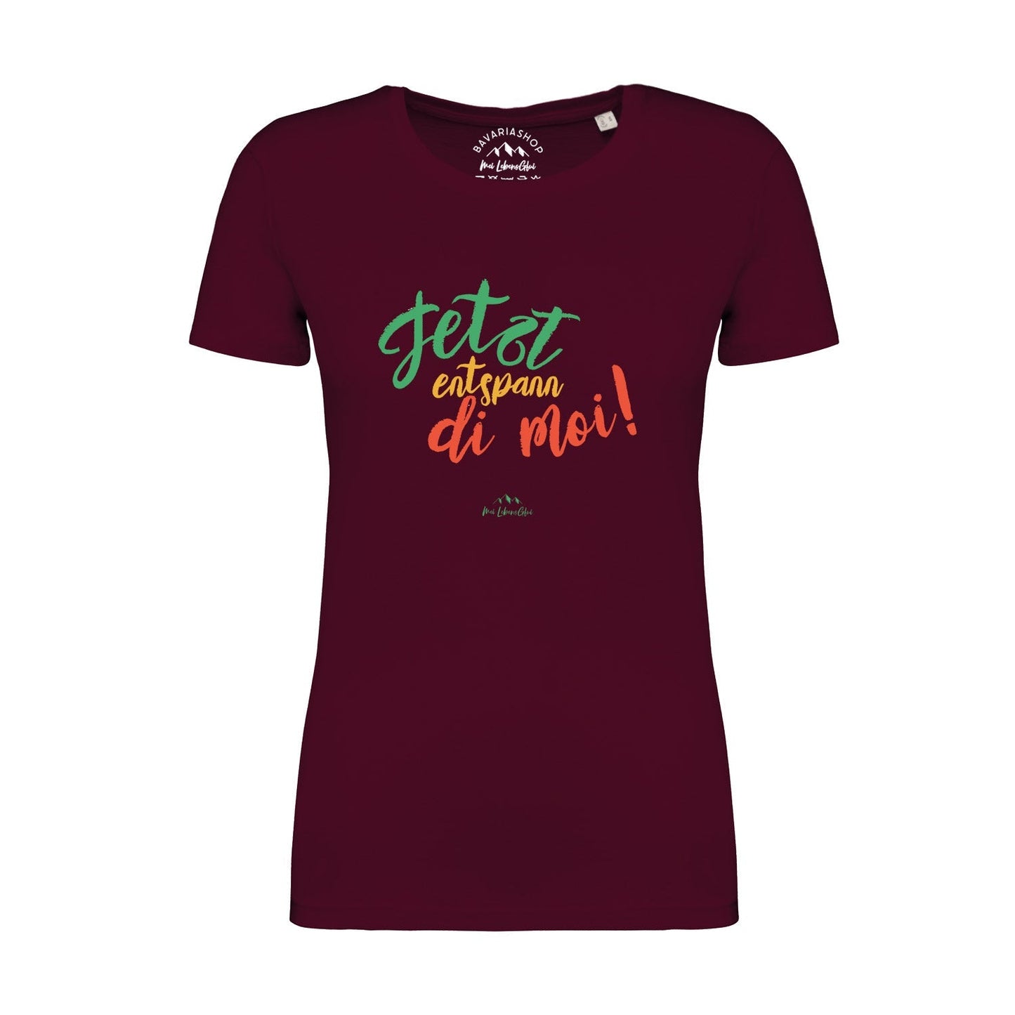 Damen T-Shirt "Entspann di moi..."
