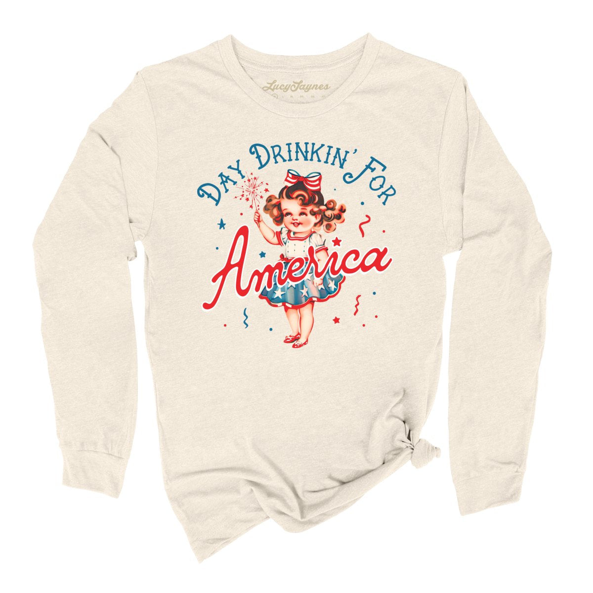 Day Drinkin' For America Long Sleeve Tee