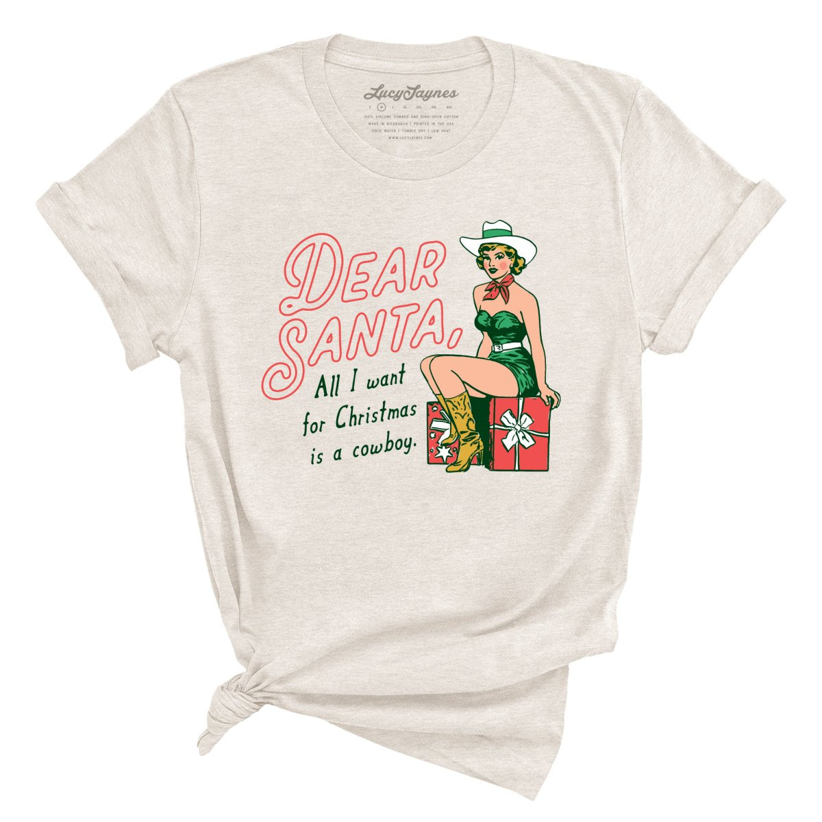 Dear Santa Cowboy Tee