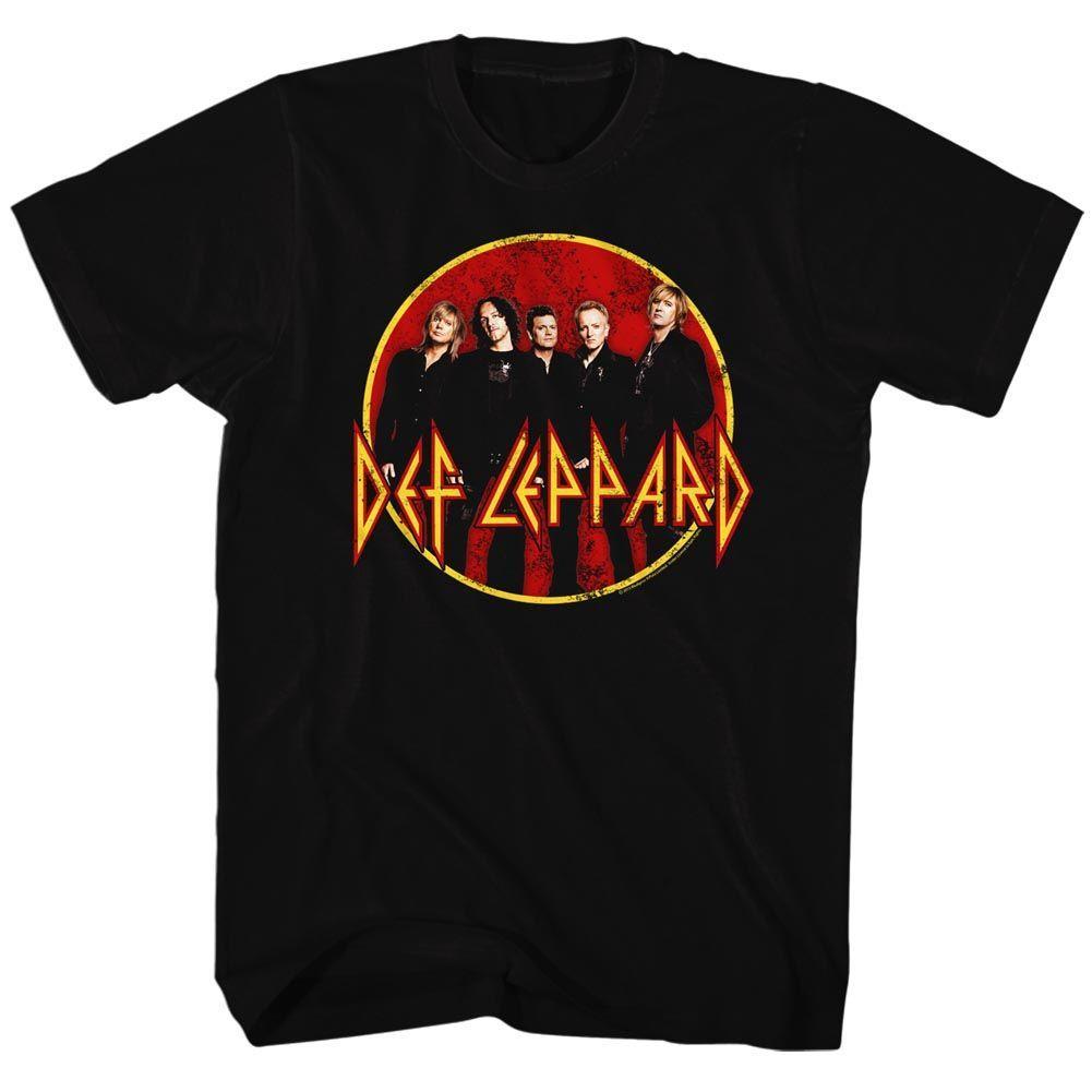 Def Leppard Groupshot Boyfriend Tee