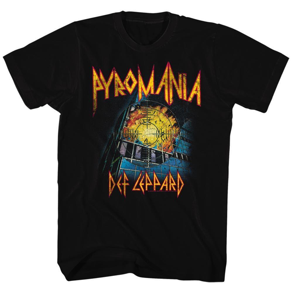 Def Leppard It'S On Fire Boyfriend Tee
