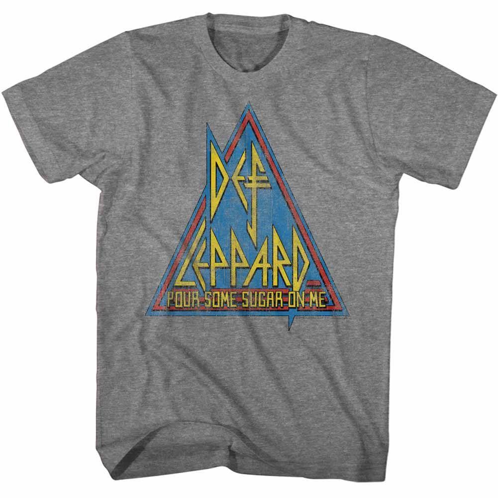Def Leppard Primary Triangle Boyfriend Tee