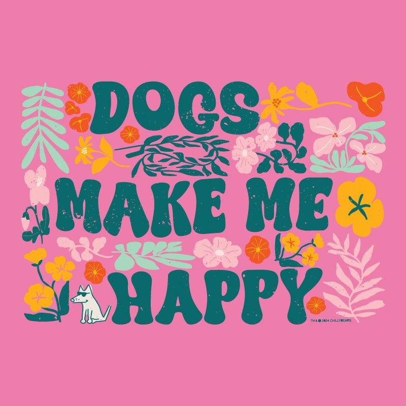 Dogs Make Me Happy - Sweatshirt Dress