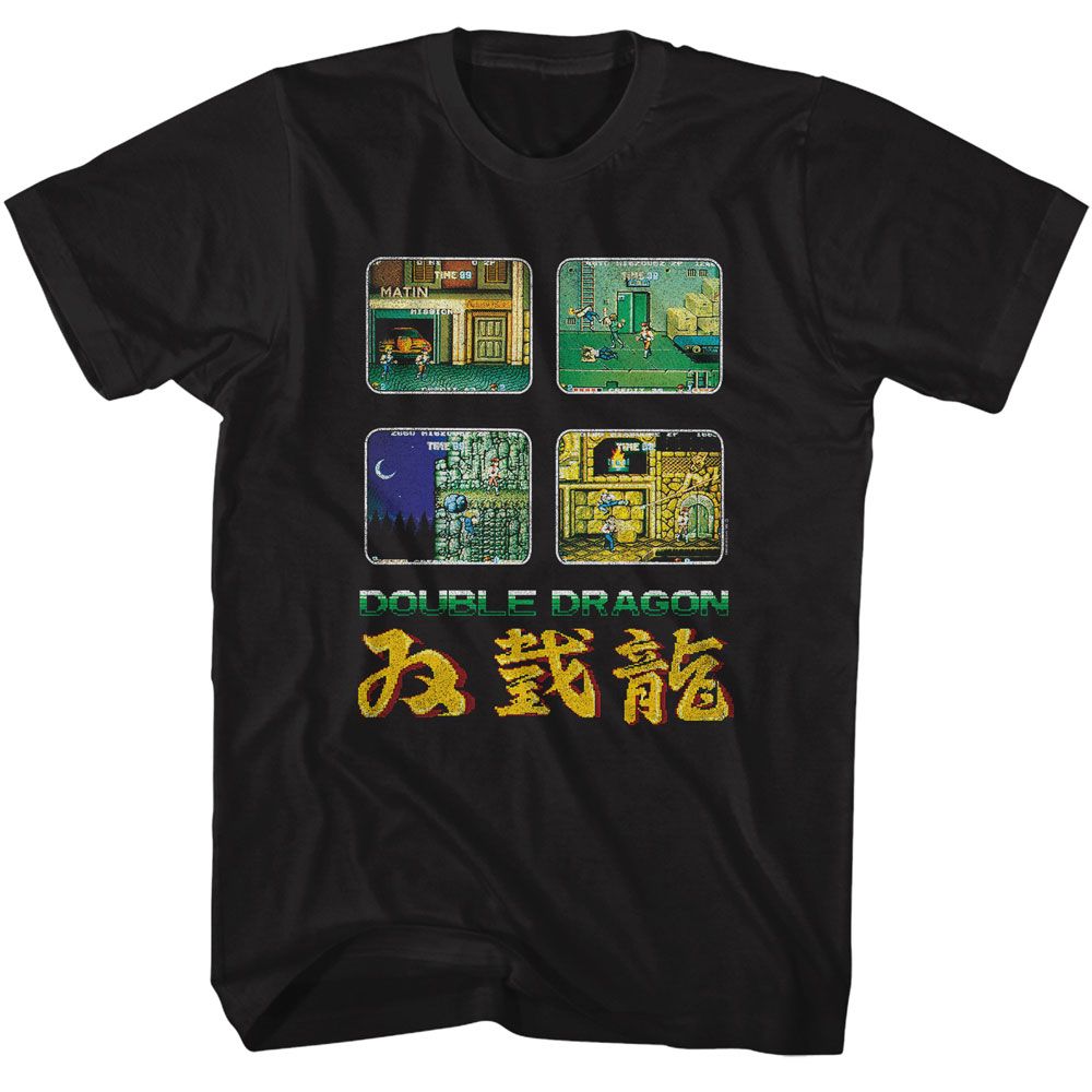 Double Dragon - Game Screens Boyfriend Tee