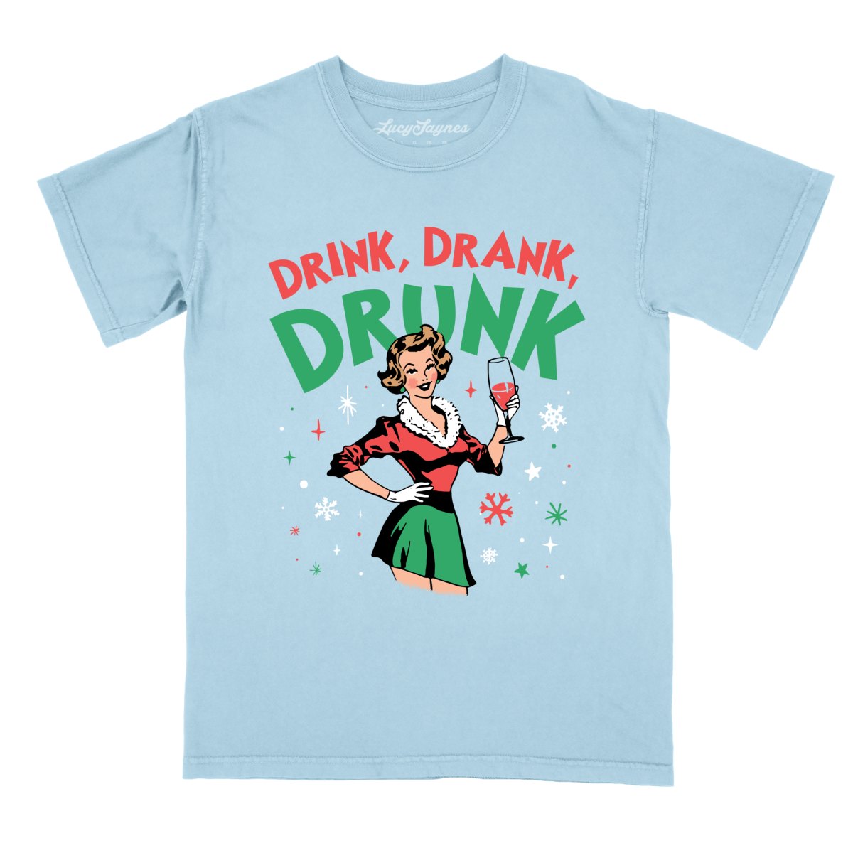 Drink Drank Drunk Comfort Colors Tee
