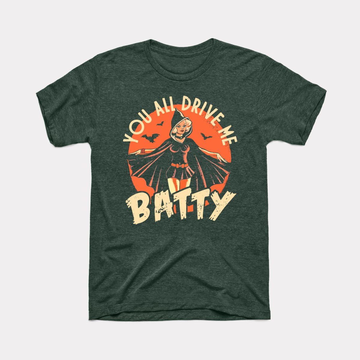 Drive Me Batty Adult Unisex Tee