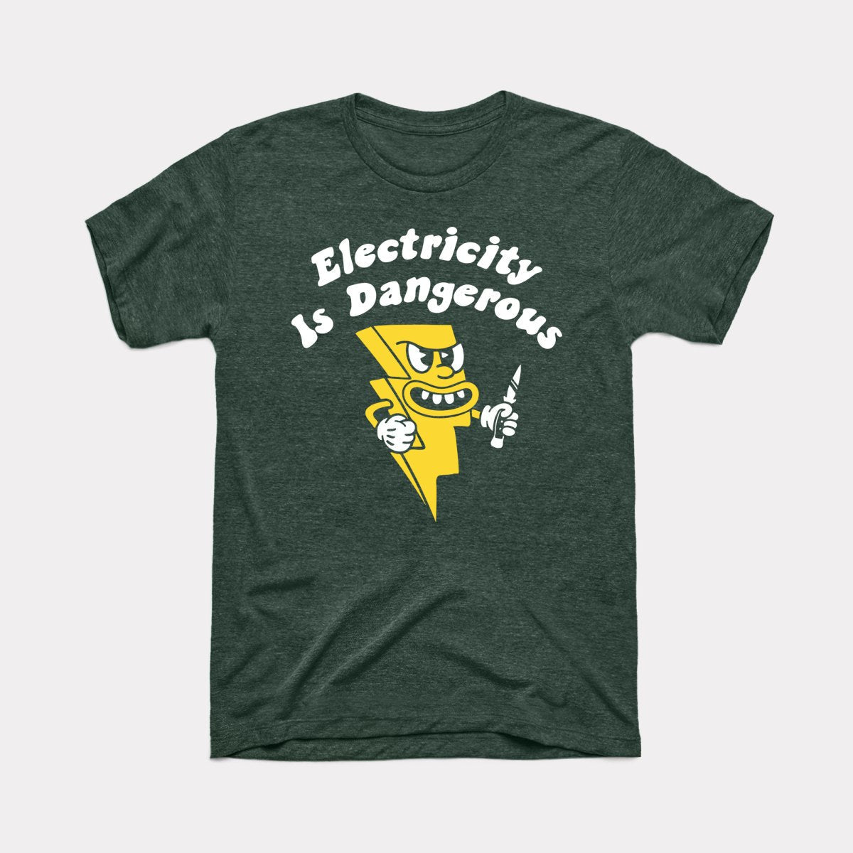 Electricity Is Dangerous Adult Unisex Tee