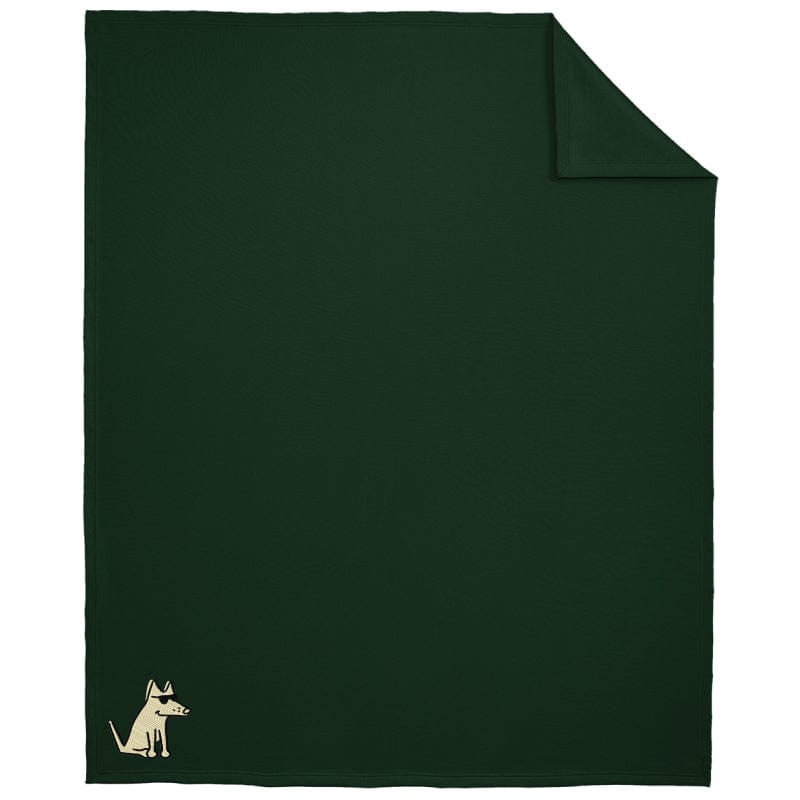 Teddy's Sweatshirt Blanket - Dark Green