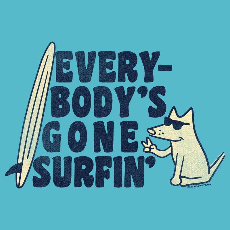 Everybodys Gone Surfin - Ladies T-Shirt V-Neck