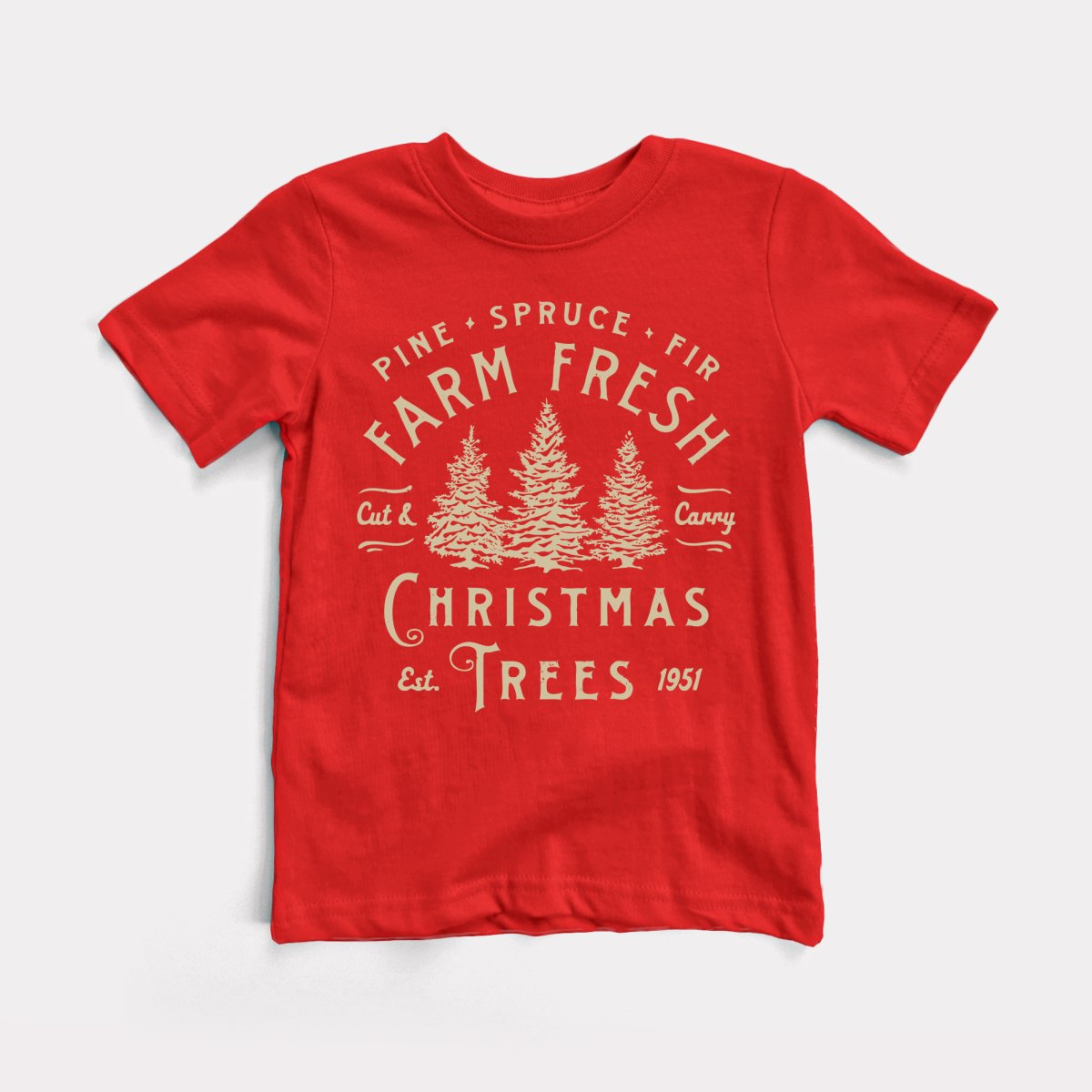 Farm Fresh Christmas Trees Toddler Tee