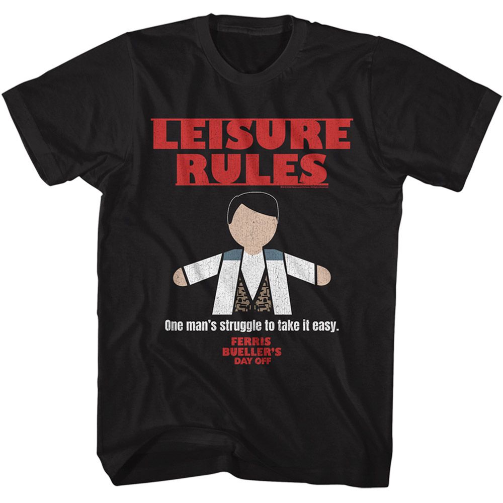 Ferris Beuller's Day Off - Fbdo Leisure Rules Boyfriend Tee