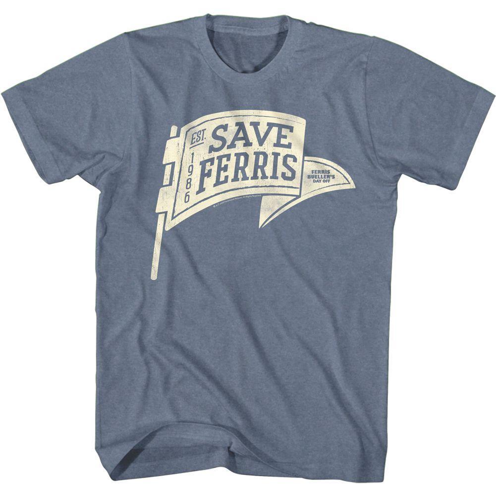 Ferris Bueller's Day Off Save Ferris Penant Boyfriend Tee