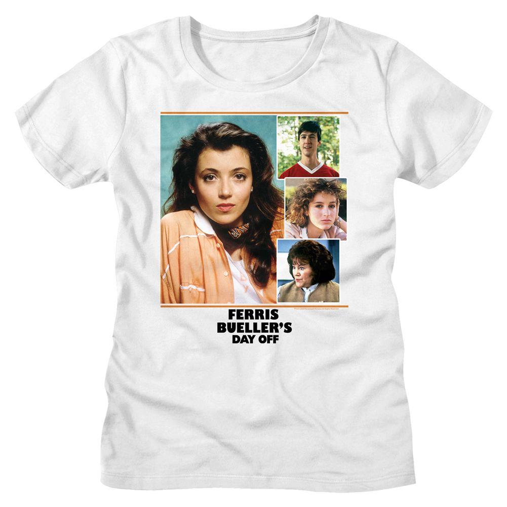 Ferris Bueller's Day Off Sloane Collage Womens T-Shirt
