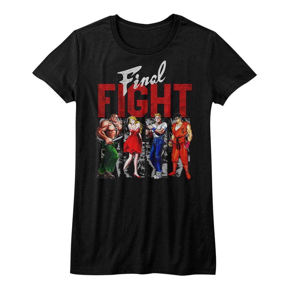 Final Fight Panels Womens T-Shirt