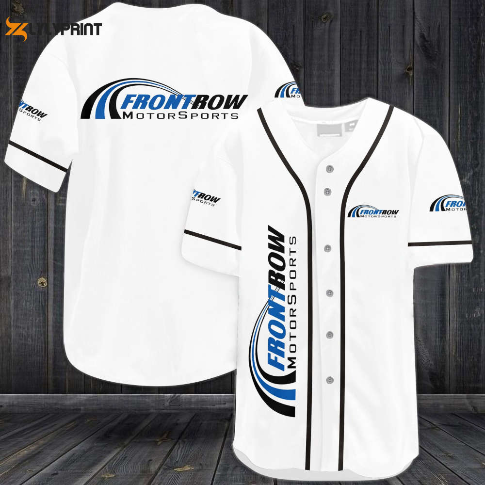 Front Row Motorsports Car Team Baseball Jersey - Gift for Men Women - lylyprint.com