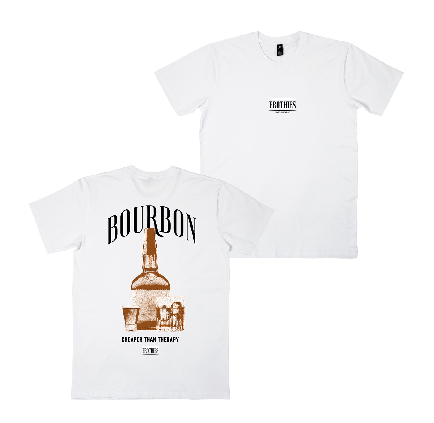 Bourbon Tee White
