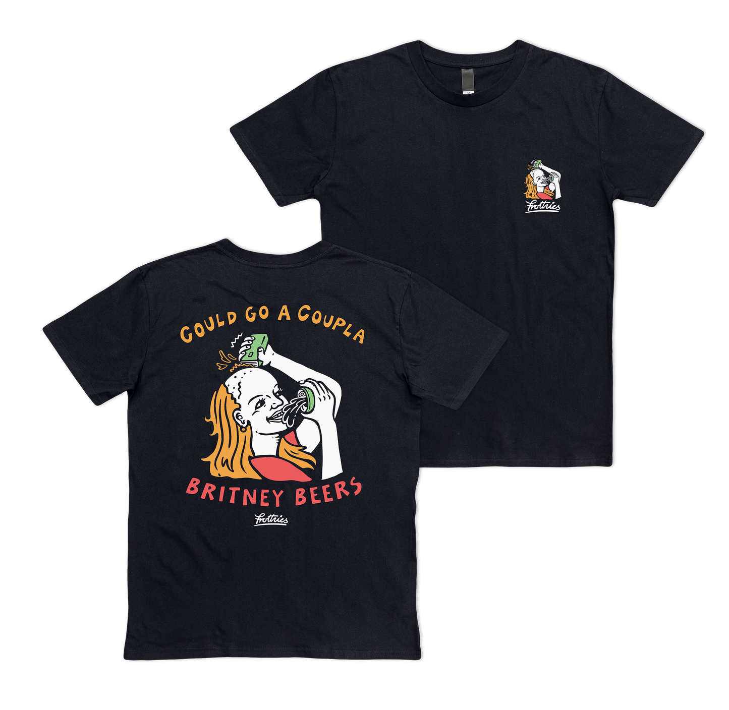 Britney Beers Tee Black