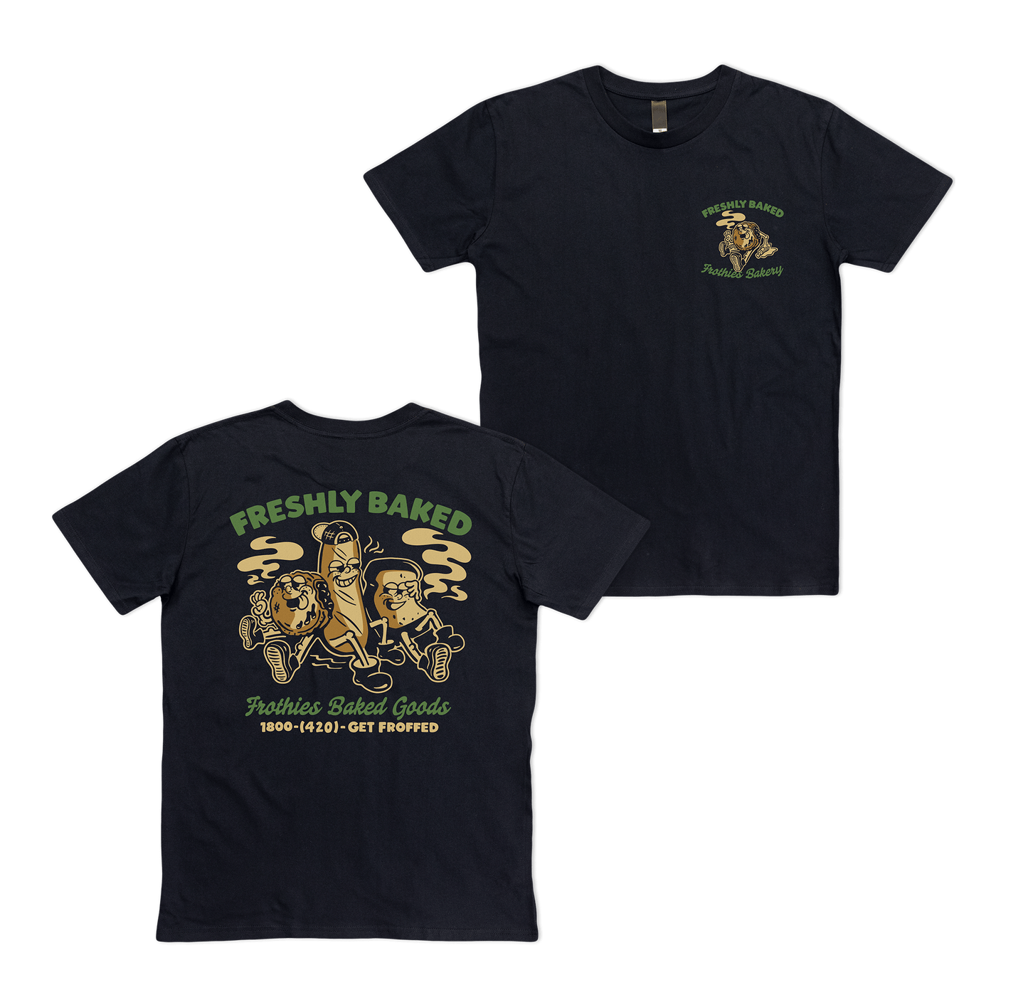 Freshly Baked Tee Black