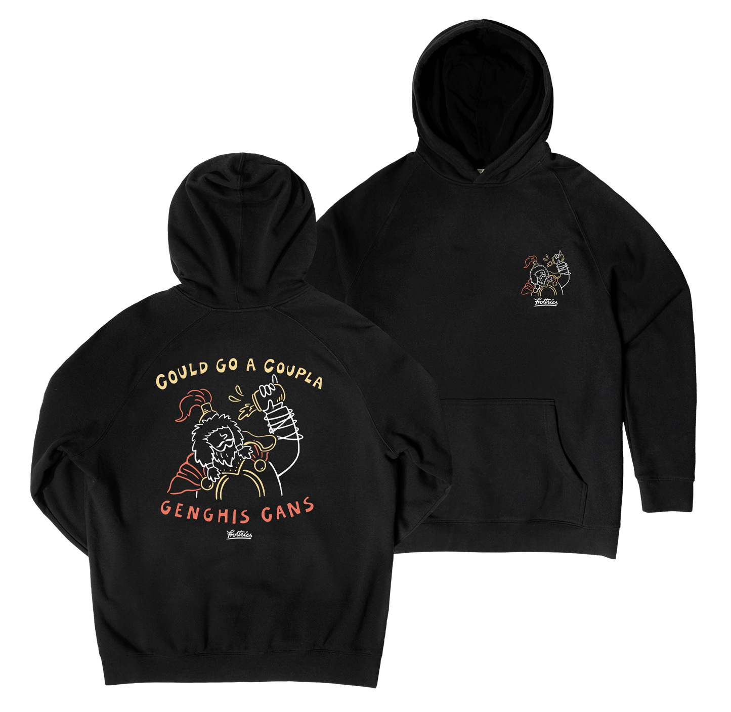 Genghis Cans Hoodie Black