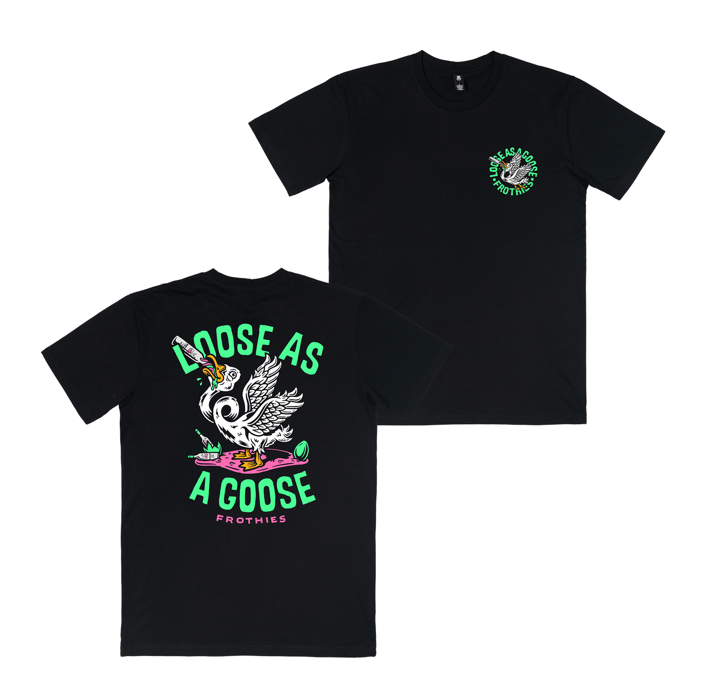 Loose Goose Tee Black