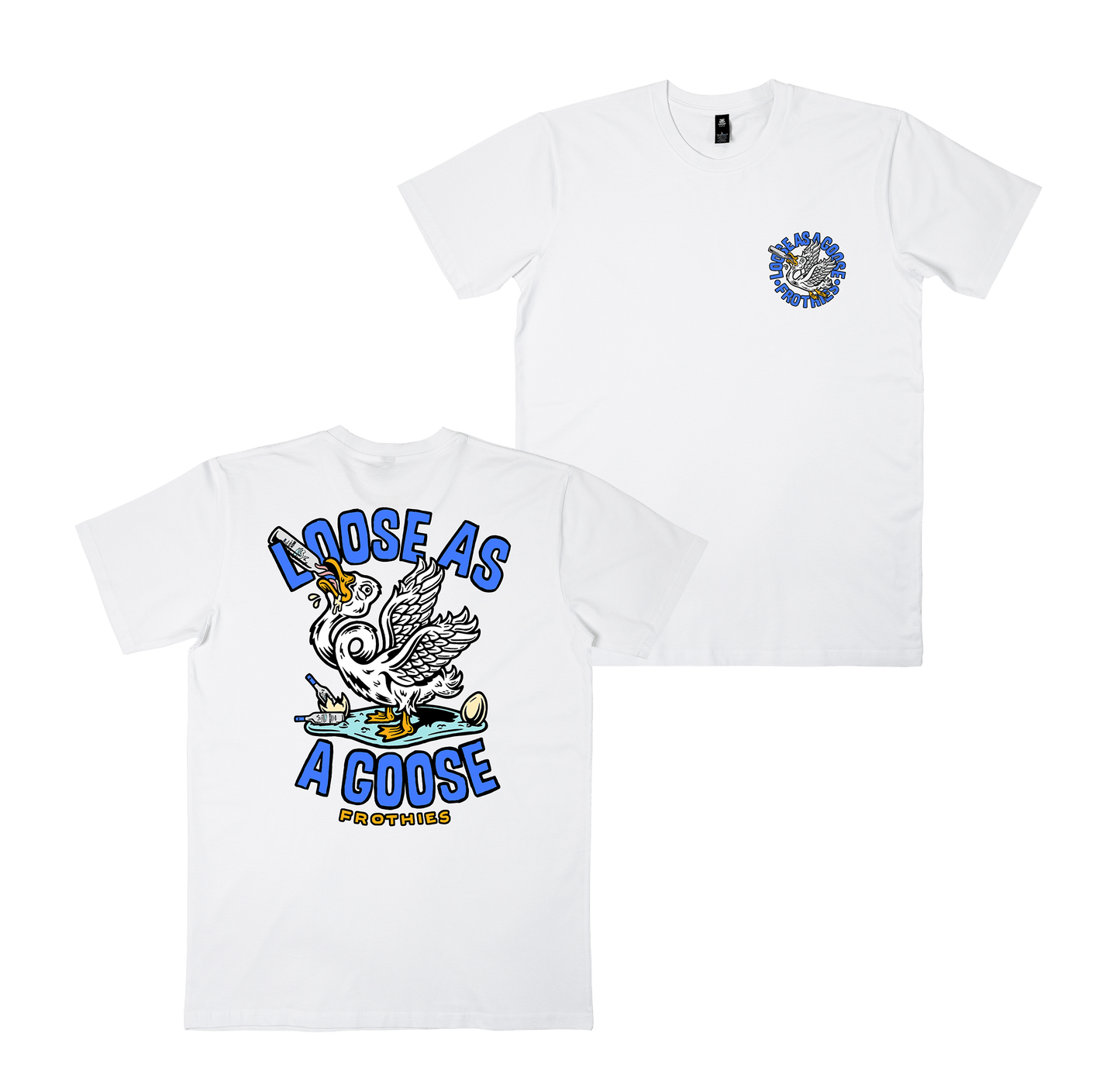 Loose Goose Tee White