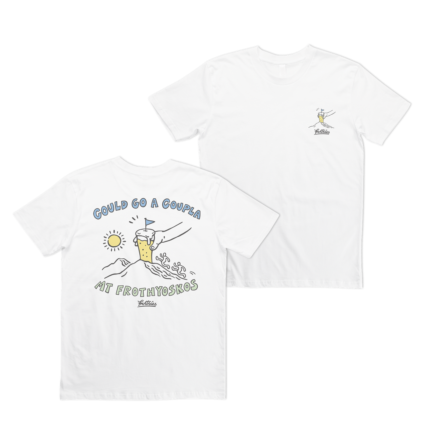 Mt Frothyosko Tee White
