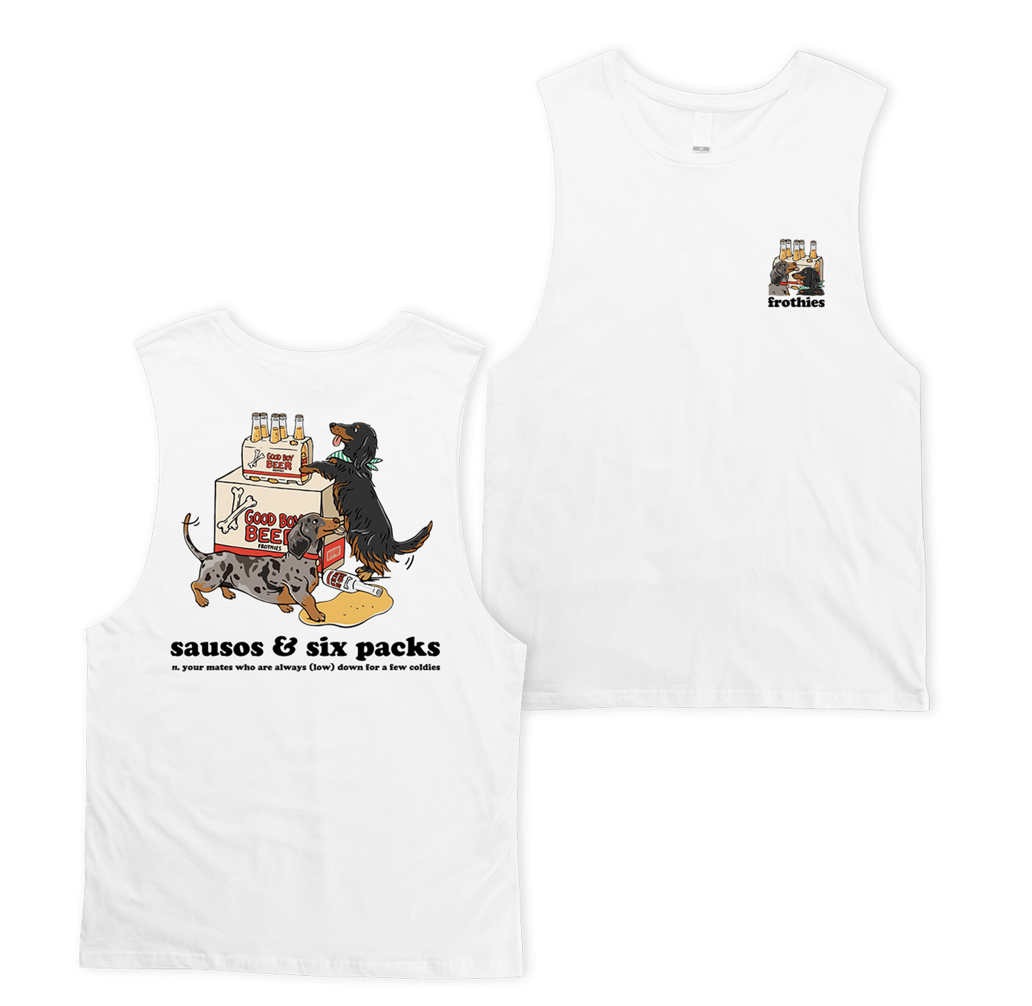 Sausos & Six-Packs Muscle Tee